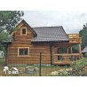 DOM  Z BALI DREWNIANYCH CAŁOROCZNY LETNISKOWY