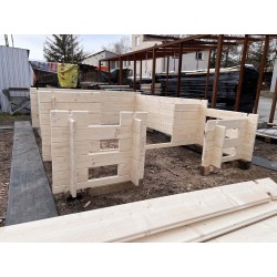BAL DREWNIANY PROFILOWANY 40X150 BALE NA DOM