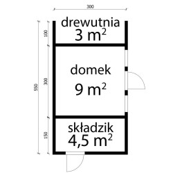 DOMEK DREWNIANY LETNISKOWY DZIAŁKOWY - DREWUTNIA