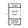 DOMEK DREWNIANY LETNISKOWY DZIAŁKOWY - DREWUTNIA