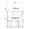CAŁOROCZNY DOMEK "KLEOME" LETNISKOWY 36 m2 BALI Z TARASEM