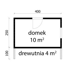 DOMEK "IRYS" OGRODOWY DO SAMODZIELNEGO MONTAŻU