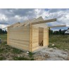 LETNISKOWY DOMEK DREWNIANY "AKACJA" Z BALI PROFILOWANYCH 12 M2