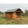 LETNISKOWY DOMEK DREWNIANY "AKACJA" Z BALI PROFILOWANYCH 12 M2
