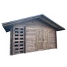 OGRODOWY DOMEK "HIACYNT" DREWNIANY 16 M2 Z DREWUTNIĄ