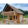 DOMEK Z BALI DREWNIANYCH