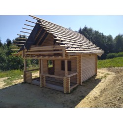 DOMEK Z BALI DREWNIANYCH