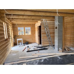 DOM Z BALI DREWNIANYCH - DOMEK Z BALI LETNISKOWY/CAŁOROCZNY 35m2 + PODDASZE