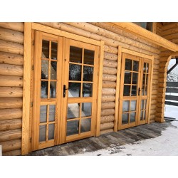 DOM Z BALI DREWNIANYCH - DOMEK Z BALI LETNISKOWY/CAŁOROCZNY 35m2 + PODDASZE