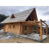 DOM Z BALI DREWNIANYCH - DOMEK Z BALI LETNISKOWY/CAŁOROCZNY 35m2 + PODDASZE