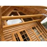 DOM Z BALI DREWNIANYCH - DOMEK Z BALI LETNISKOWY/CAŁOROCZNY 35m2 + PODDASZE