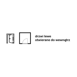 KLASYCZNE DRZWI DREWNIANE ZEWNĘTRZNE - 100x200 cm