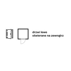 KLASYCZNE DRZWI DREWNIANE ZEWNĘTRZNE - 100x200 cm