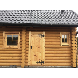 DOM Z BALI DREWNIANYCH CAŁOROCZNY LETNISKOWY