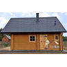 DOM Z BALI DREWNIANYCH CAŁOROCZNY LETNISKOWY